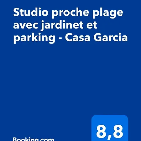 Proche Avec Jardinet Et Parking - Casa Garcia *
