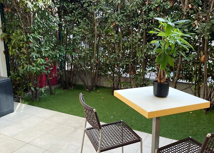 Proche Avec Jardinet Et Parking - Casa Garcia Apartmán *